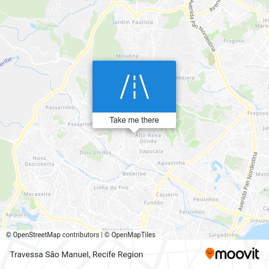 Travessa São Manuel map