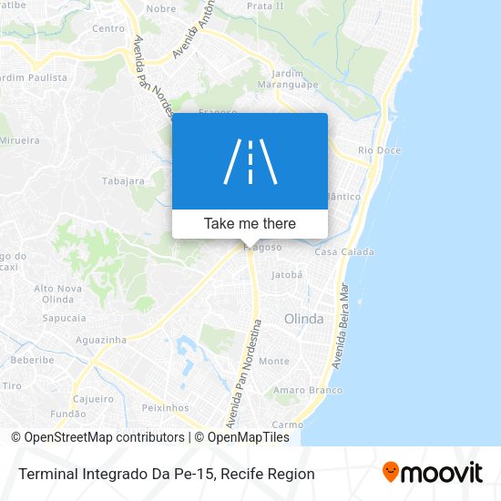 Terminal Integrado Da Pe-15 map
