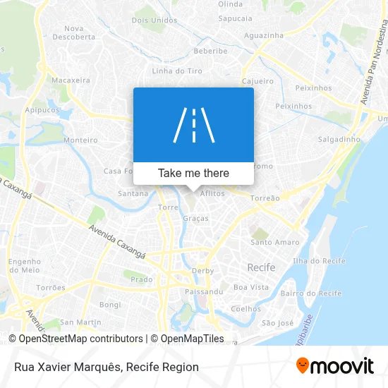 Rua Xavier Marquês map