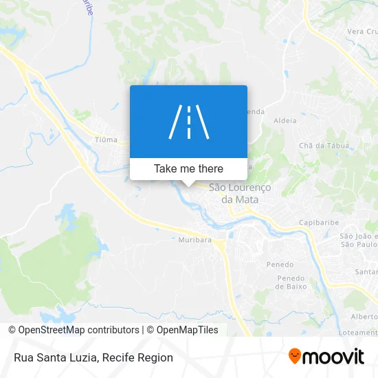 Rua Santa Luzia map