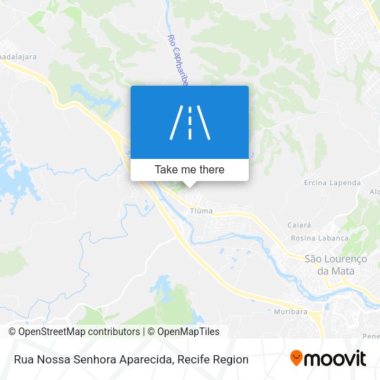 Rua Nossa Senhora Aparecida map