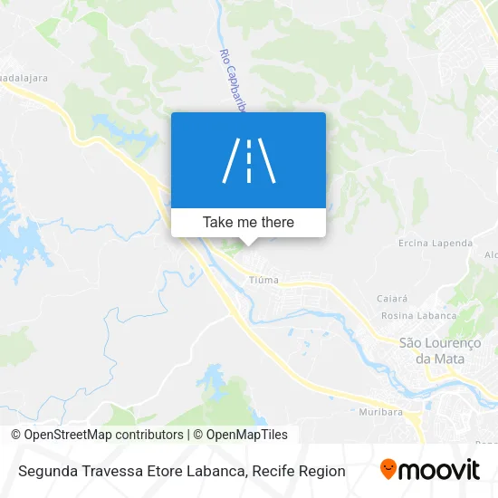 Segunda Travessa Etore Labanca map