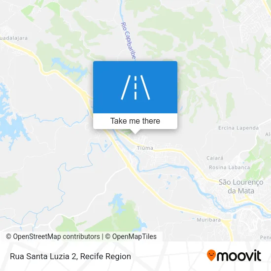 Rua Santa Luzia 2 map