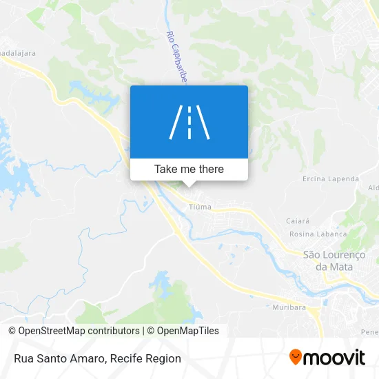 Rua Santo Amaro map
