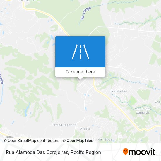 Rua Alameda Das Cerejeiras map