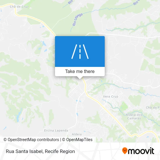 Rua Santa Isabel map