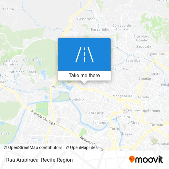 Rua Arapiraca map