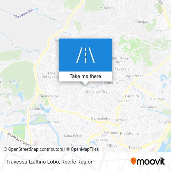 Travessa Izaltino Lobo map