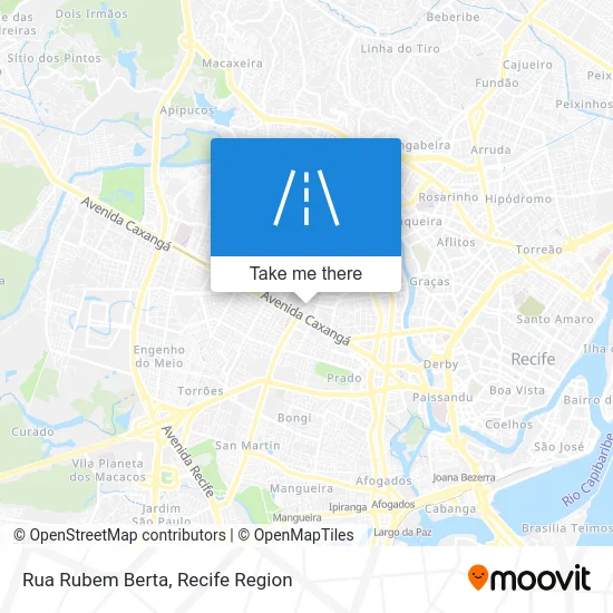 Rua Rubem Berta map