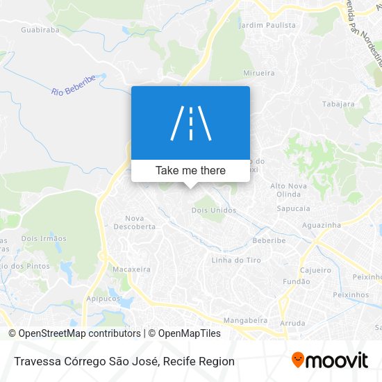 Travessa Córrego São José map