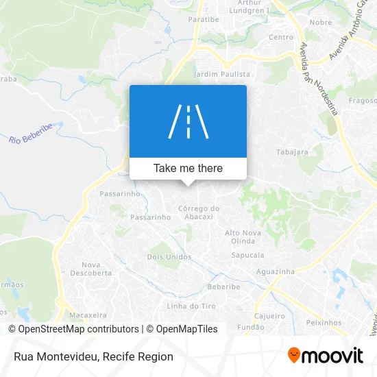 Rua Montevideu map