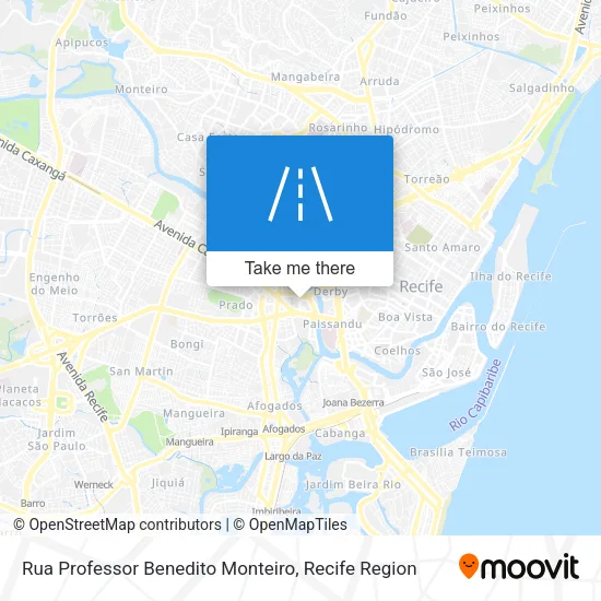 Rua Professor Benedito Monteiro map