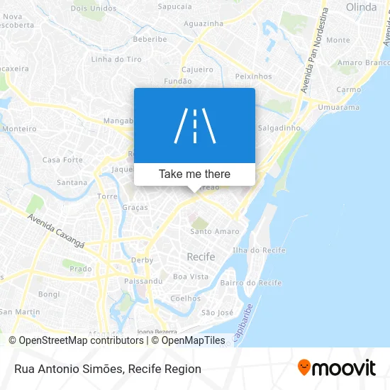 Rua Antonio Simões map
