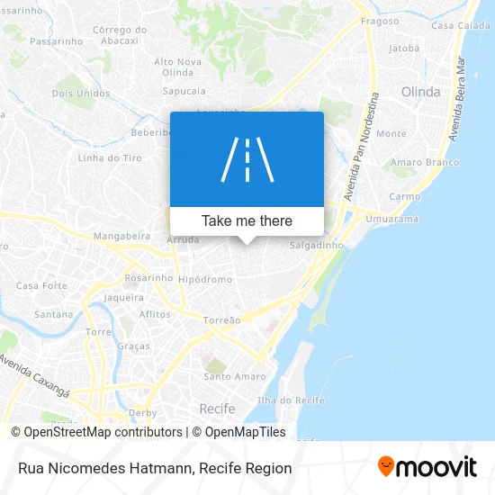 Rua Nicomedes Hatmann map