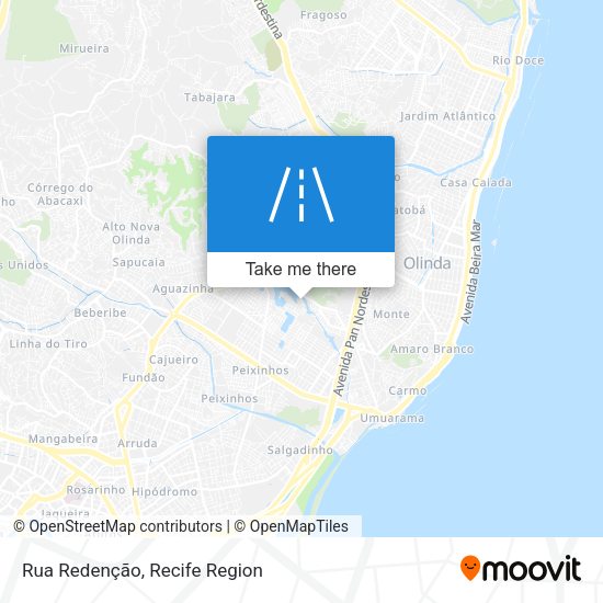 Rua Redenção map