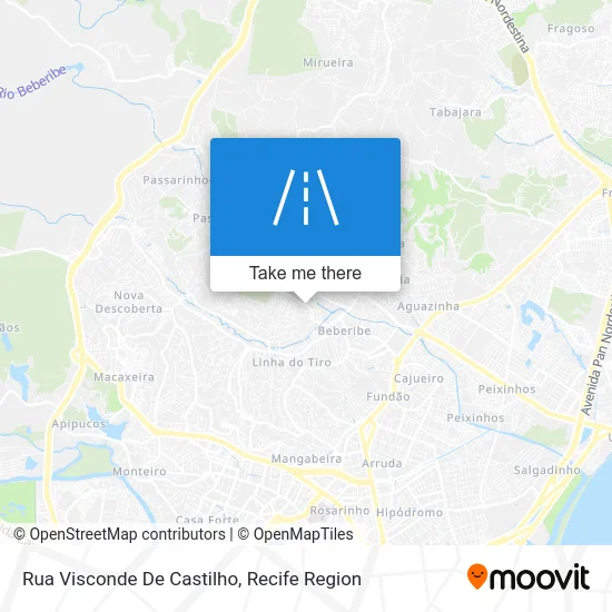 Rua Visconde De Castilho map