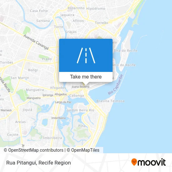 Rua Pitangui map