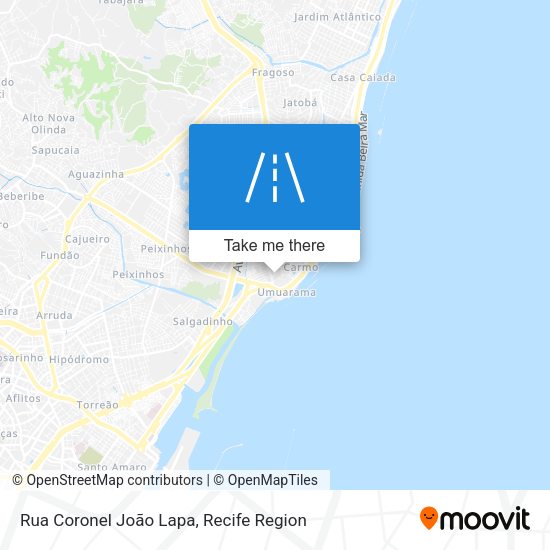 Rua Coronel João Lapa map