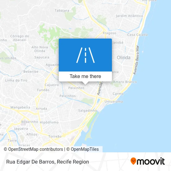 Rua Edgar De Barros map