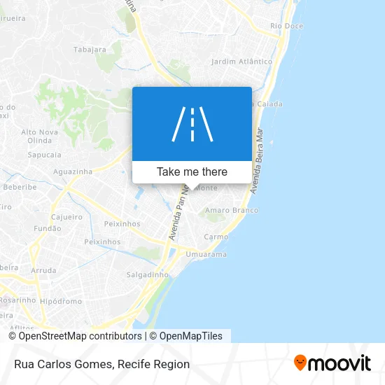 Rua Carlos Gomes map