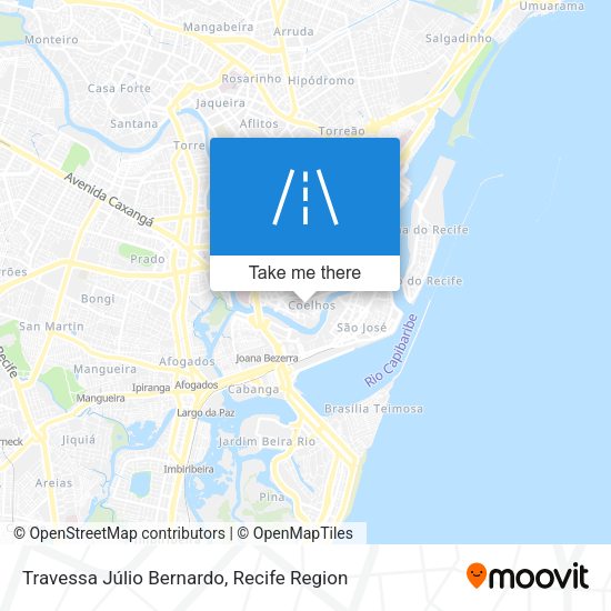 Travessa Júlio Bernardo map