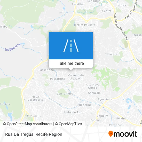 Rua Da Trégua map