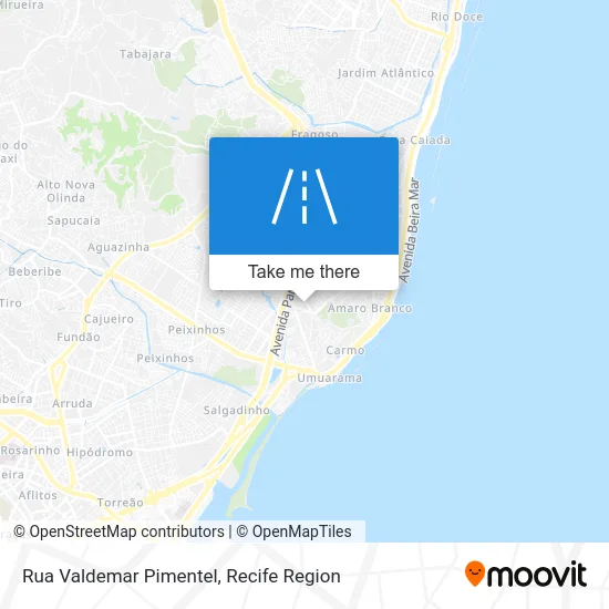 Rua Valdemar Pimentel map