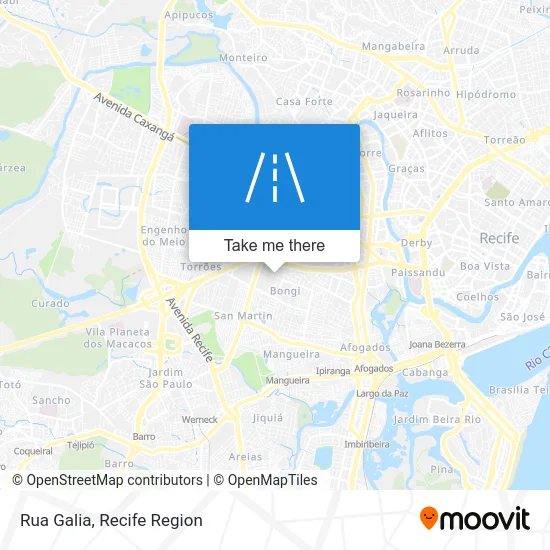 Rua Galia map