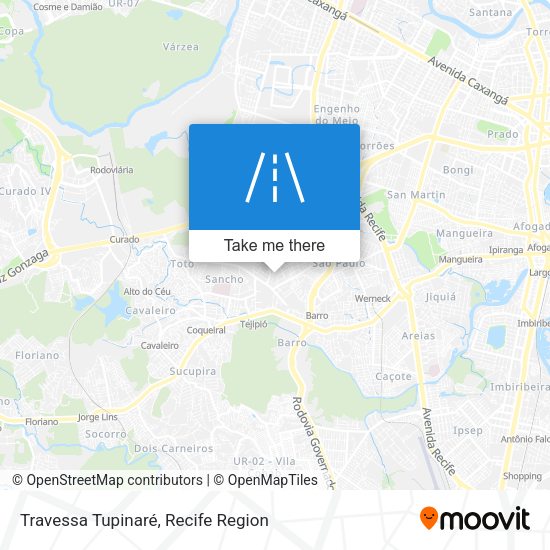 Travessa Tupinaré map