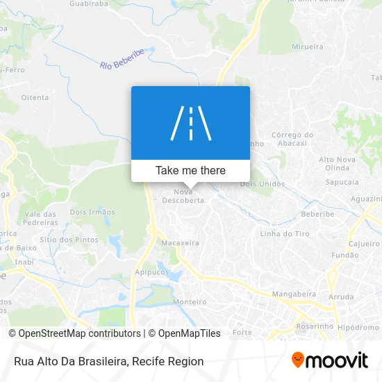 Rua Alto Da Brasileira map