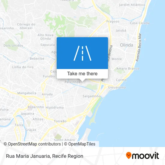 Rua Maria Januaria map