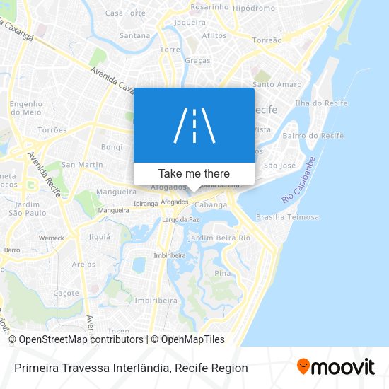 Primeira Travessa Interlândia map