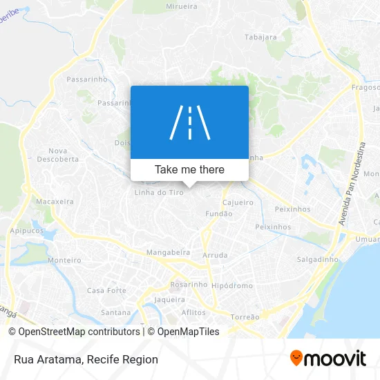 Rua Aratama map