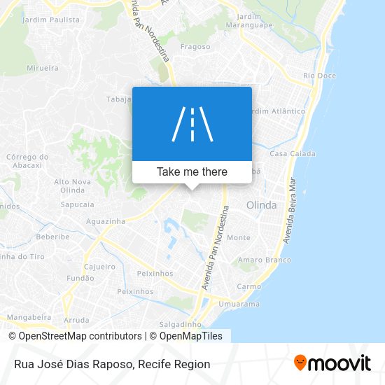 Rua José Dias Raposo map