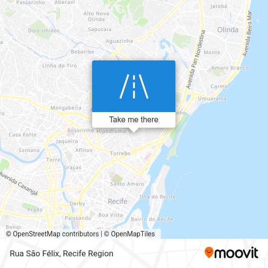 Rua São Félix map