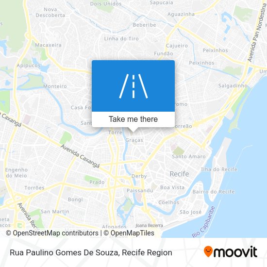 Rua Paulino Gomes De Souza map