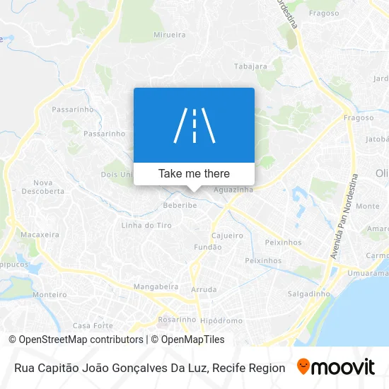 Rua Capitão João Gonçalves Da Luz map