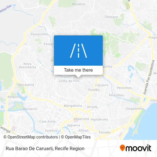 Rua Barao De Caruarli map