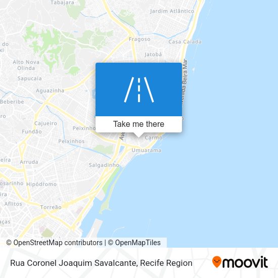 Rua Coronel Joaquim Savalcante map