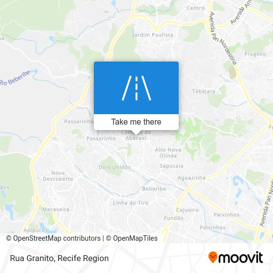 Rua Granito map