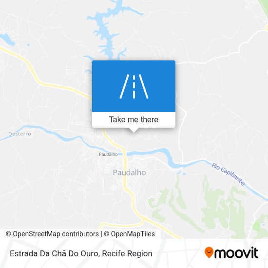 Estrada Da Chã Do Ouro map
