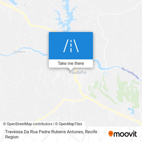 Travessa Da Rua Padre Rubens Antunes map