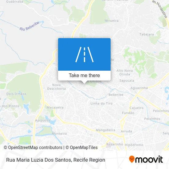 Rua Maria Luzia Dos Santos map