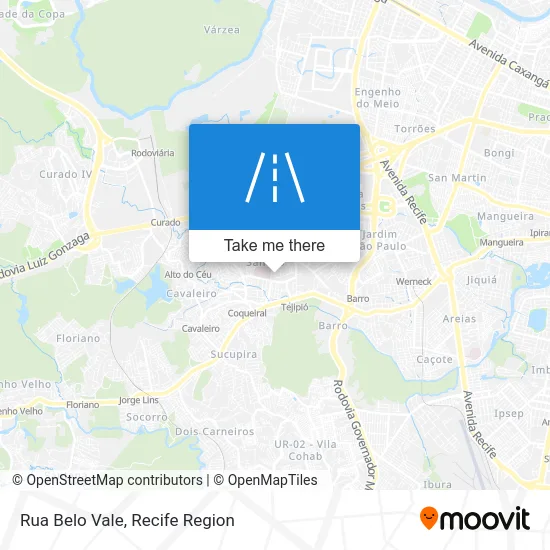 Rua Belo Vale map