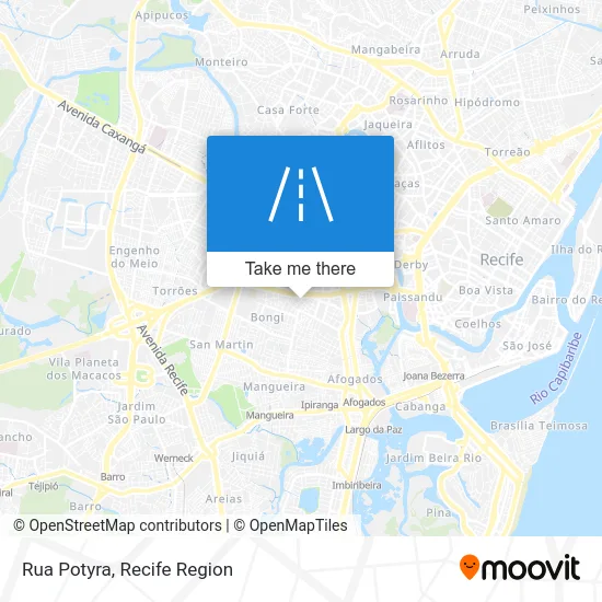 Rua Potyra map