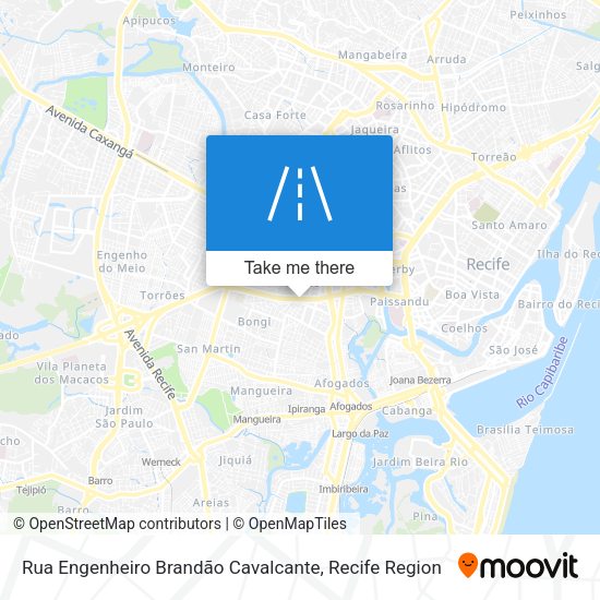 Rua Engenheiro Brandão Cavalcante map
