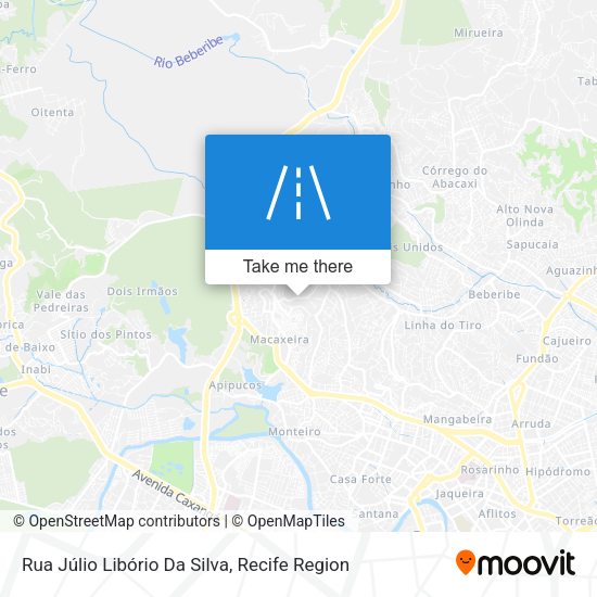 Rua Júlio Libório Da Silva map