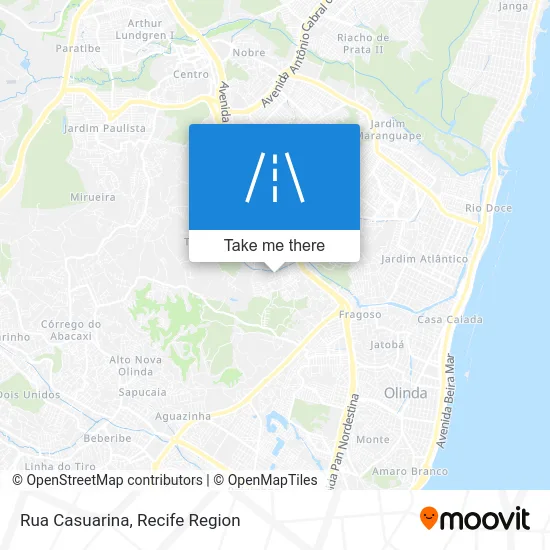 Rua Casuarina map