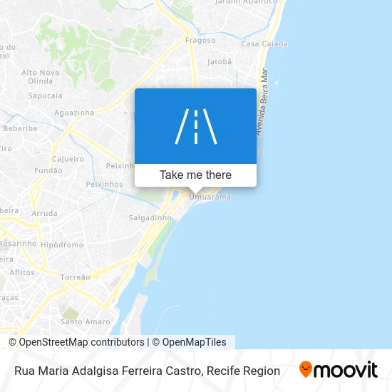 Rua Maria Adalgisa Ferreira Castro map