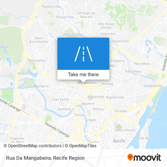 Rua Da Mangabeira map